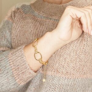 Bracciale con maglie ovali - immagine 3